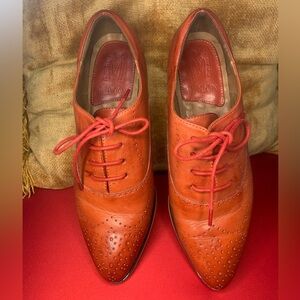 Women’s Red Leather Dress Shoes